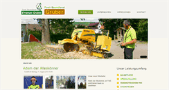 Desktop Screenshot of forstunternehmen-gruber.de